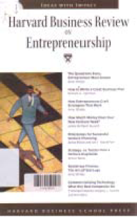 Image of HARVARD BUSINESS REVIEW ON ENTREPRENEURSHIP