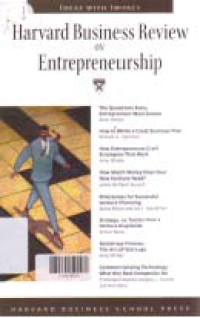 HARVARD BUSINESS REVIEW ON ENTREPRENEURSHIP