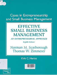Image of CASE IN ENTREPRENEURSHIP AND SMALL BUSINESS MANAGEMENT