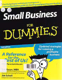 Image of SMALL BUSINESS FOR DUMMIES