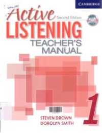 Image of ACTIVE LISTENING; Teacher's Manual 1 + CD