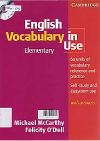 Image of ENGLISH VOCABULARY IN USE + CD