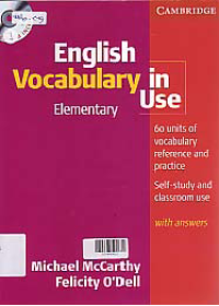 ENGLISH VOCABULARY IN USE + CD