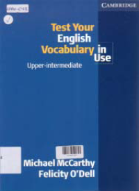 Image of TEST YOUR ENGLISH VOCABULARY IN USE