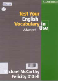 Image of TEST YOUR ENGLISH VOCABULARY IN USE