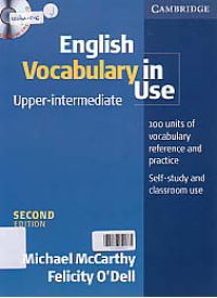 Image of ENGLISH VOCABULARY IN USE UPPER-INTERMEDIATE + CD