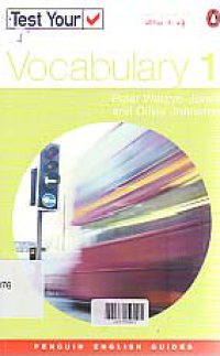 Image of TEST YOUR VOCABULARY 1