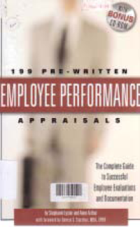 Image of 199 PRE-WRITTEN EMPLOYEE PERFORMANCE APPRAISALS + CD
