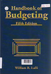 HANDBOOK OF BUDGETING