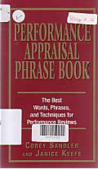 Image of PERFORMANCE APPRAISAL PHRASE BOOK