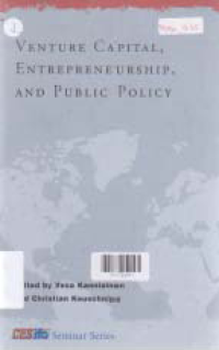 Image of VENTURE CAPITAL, ENTREPRENEURSHIP AND PUBLIC POLICY