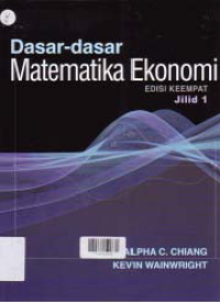 Image of DASAR-DASAR MATEMATIKA EKONOMI (Jilid 1)
