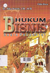 Image of HUKUM BISNIS; Suatu Pengantar