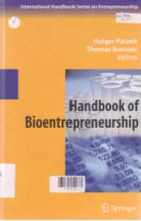 Image of HANDBOOK OF BIOENTREPRENEURSHIP