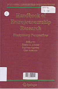 Image of HANDBOOK OF ENTREPRENEURSHIP RESEARCH