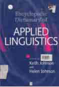 Image of ENCYCLOPEDIC DICTIONARY OF APPLIED LINGUISTICS
