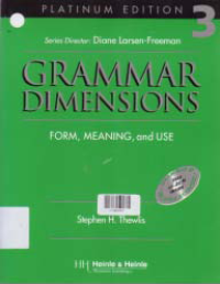Image of GRAMMAR DIMENSIONS 3 + CD