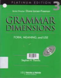 GRAMMAR DIMENSIONS 3 + CD