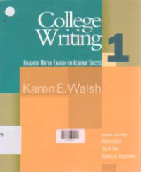 COLLEGE WRITING 1