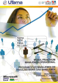 Image of MODUL PRAKTIKUM MANAJEMEN OPERASIONAL + Buku Kerja (D3-Mn)
