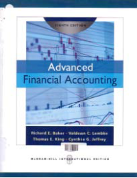 Image of ADVANCED FINANCIAL ACCOUNTING