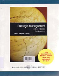 Image of STRATEGIC MANAGEMENT; Text and Cases