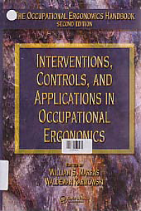 Image of INTERVENTION, CONTROL AND APPLICATIONS IN OCUPATIONAL ERGONOMICS
