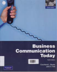 Image of BUSINESS COMMUNICATION TODAY