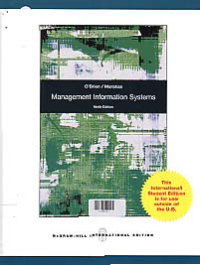 MANAGEMENT INFORMATION SYSTEMS