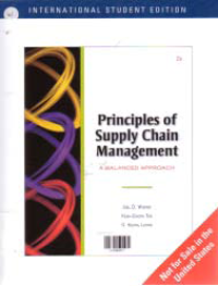 Image of PRINCIPLES OF SUPPLY CHAIN MANAGEMENT A BALANCED APPROACH + CD