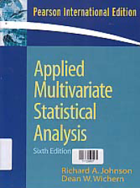 APPLIED MULTIVARIATE STATISTICAL ANALYSIS