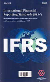 Image of IFRS 2007 (INTERNATIONAL FINANCIAL REPORTING STANDARDS)  BOOK 1