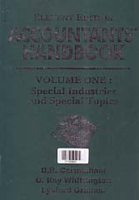 ACCOUNTANTS' HANDBOOK VOLUME ONE