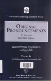 Image of ORIGINAL PRONOUNCEMENTS AS AMENDED 2005/2006