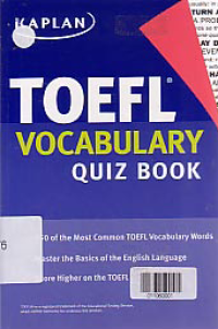 Image of TOEFL VOCABULARY QUIZ BOOK