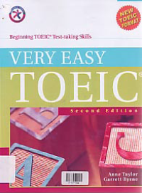 Image of BEGINING TOEIC TEST-TAKING SKIILS VERY EASY TOEIC  + CD