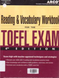 Image of READING & VOCABULARY WORKBOOK FOR THE TOEFL EXAM