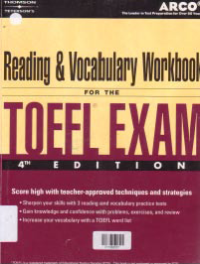 READING & VOCABULARY WORKBOOK FOR THE TOEFL EXAM