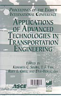 Image of APPLICATIONS AF ADVANCED TECHNOLOGIES IN TRANSPORTATION ENGINEERING