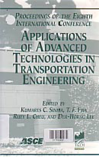 APPLICATIONS AF ADVANCED TECHNOLOGIES IN TRANSPORTATION ENGINEERING