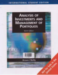 Image of ANALYSIS OF INVESTMENTS AND MANAGEMENT OF PORTFOLIOS