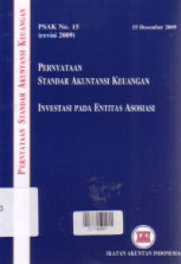 (PSAK No. 15) PERNYATAAN STANDAR AKUNTANSI KEUANGAN; Investasi Pada Entitas Asosiasi