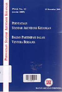 Image of (PSAK No. 12) PERNYATAAN STANDAR AKUNTANSI KEUANGAN; Bagian Partisipasi dalam Ventura Bersama