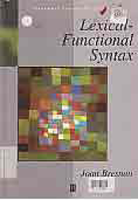 Image of LEXICAL-FUNCTIONAL SYNTAX