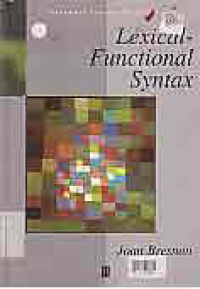 LEXICAL-FUNCTIONAL SYNTAX