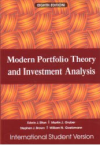 Image of MODERN PORTFOLIO THEORY AND INVESTMENT ANALYSIS