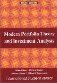 MODERN PORTFOLIO THEORY AND INVESTMENT ANALYSIS