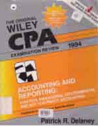 Image of CPA EXAMINATION REVIEW ACCOUNTING AND REPORTING; Taxation Managerial Govermental and Not For Profit Accounting