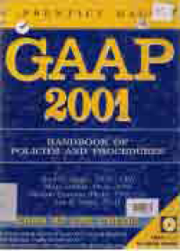 Image of GAAP HANDBOOK OF POLICIES AND PROCEDURES, 2001