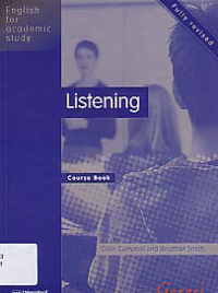 Image of ENGLISH FOR ACADEMIC STUDY: LISTENING (Course Book) + CD 1 & 2